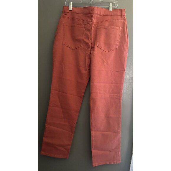 Gloria Vanderbilt Amanda Women’s Jeans 14 Peach Punch Slimming Stretch Fit - Picture 6 of 10